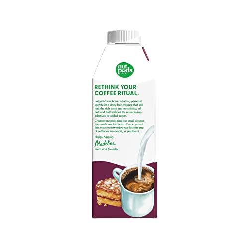 Nutpods Unsweetened Coffee Cake Plant Based Creamer, 25.4 Fz #TOP2