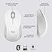 Logitech Signature M550 Wireless Mouse - for Small to Medium Sized Hands, 2-Year Battery, Silent Clicks, Bluetooth, Multi-Device Compatibility - Off White