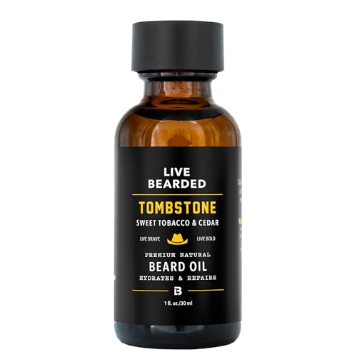 Live Bearded Beard Oil, 1 fl oz - Premium All-Natural