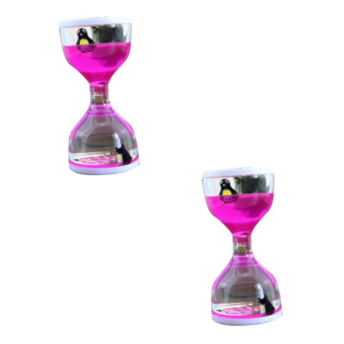 BESPORTBLE 2 Peças Brinquedo Bolha Animais Brinquedos Temporizador De Areia Temporizador De Vidro Pa