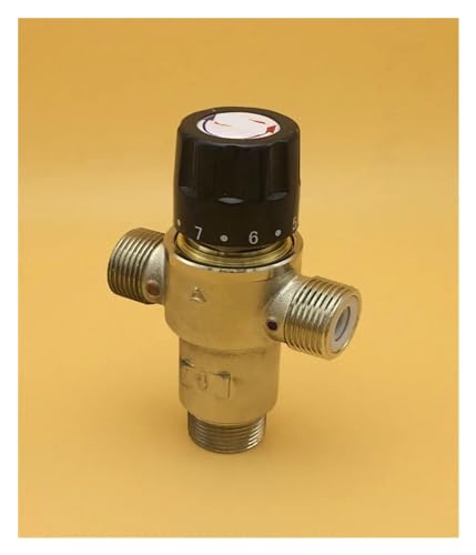 Válvula termostática de mezcla para calentador de agua solar DN20 latón 4