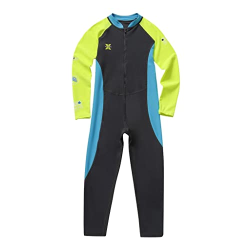 Fancyes Body Wetsuit manga longa UV traje de natação Keep Warm, G