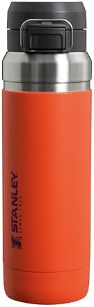 Stanley Quick Flip Butelka na Wodę 0.71L Polar - Szczelna - Butelka do wody ze Stali Nierdzewnej - Nakrętka z blokadą i przyciskiem - Bez BPA - Do uchwytów na kubki - Do Mycia w Zmywarce