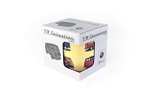 Brisa Vw Collection - Volkswagen Samba Bus T1 Camper Van Coffee Mug, Tea Cup For Kitchen, Garage, Office - Camping Equipment / Gift-Idea / Souvenir (Design: Front/Yellow/Bus Parade) #TOP5