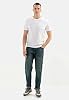 camel active Men's Basic Short-Sleeved T-Shirt with Crew Neck, White, S #2