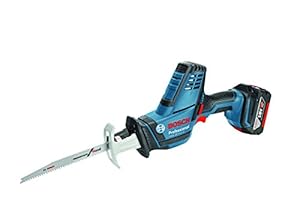 Bosch Akku-Säbelsäge GSA 18 V-LI C, mit 2 x 5, 0 Ah Li-Ion Akku, L-BOXX 06016A5002