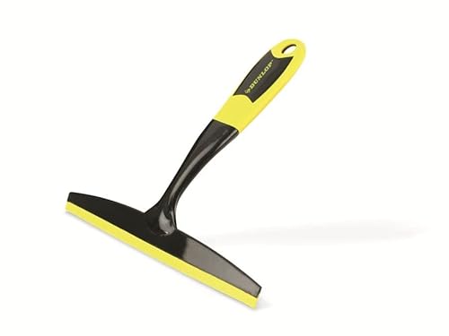 Invero Rubberized Car Windscreen Dashboard Scraper Squeegee Water Cleaner Ideal for Defrosting, Removing Ice and Snow from Windows - 20 x 23cm