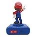 LEXiBOOK, Super Mario, Mario Nightlight Alarm Clock, Sounds and Melodies, LCD Backlit Screen, Luminous, Snooze, Red/Blue, RL800NI