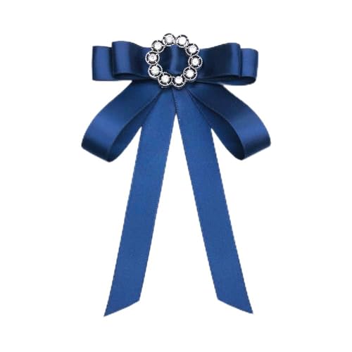 BlouseHouse リボンタイ 制服小物 レディース アクセサリー 制服リボン 変装 コスプレ 女子高校生 ＯＬ 通勤 通学 オシャレ 全6色 ブルーのサムネイル