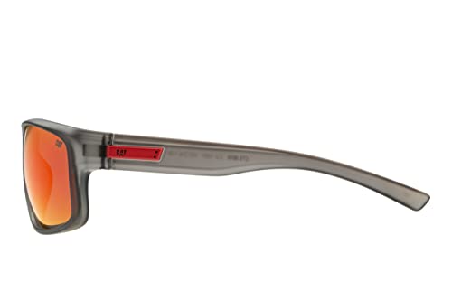 CAT 8019 Rectangular Polarized High Wrap Sunglasses for Men, 63 mm, UV400 Protection3