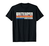 El diseño retro perfecto de Whitehaven, hipster del Reino Unido Este diseño retro tiene Whitehaven en una fuente retro fresca con subrayado de rayas de colores. El aspecto envejecido de este diseño le da un aspecto clásico vintage que a todos les encantará