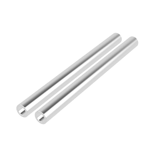 Aluminum Spacer 5/8" OD x .40" ID x 8" Long Round Spacer 2 Pack