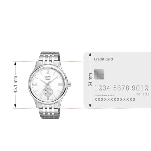 Image of Casio Enticer Men BMS-100D-7AVDF Analog Silver Watch Men (A2536)