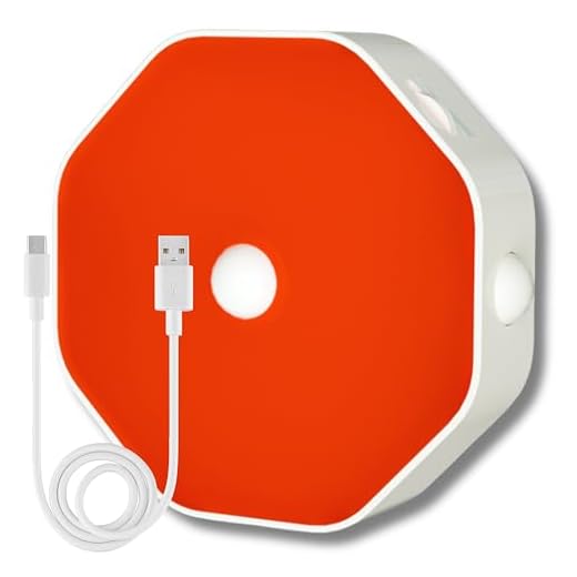 Toys4Boys LED Luz Nocturna Infantil Batería 1000mAh - Luz Roja Nocturna Melatonina con Montaje Magnético - Luces con Sensor de Movimiento Triple - Luces Rojas para Dormir Ideales para Niños - USB-C