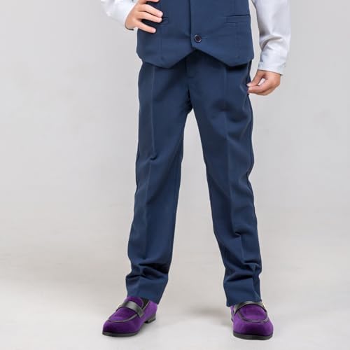 Image of JITAI Boys Dress Loafers for Weddings & School, Breathable Slip-On Leather Tuxedo Shoes, Toddler to Preteen