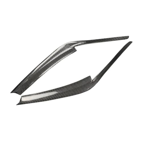 Car Headlight Eyebrow, ABS Carbon Fiber Look Headlight Eyebrow Trim, Compatible for Camry LE XLE SE XSE All 2018-2023(Carbon Fiber Look)