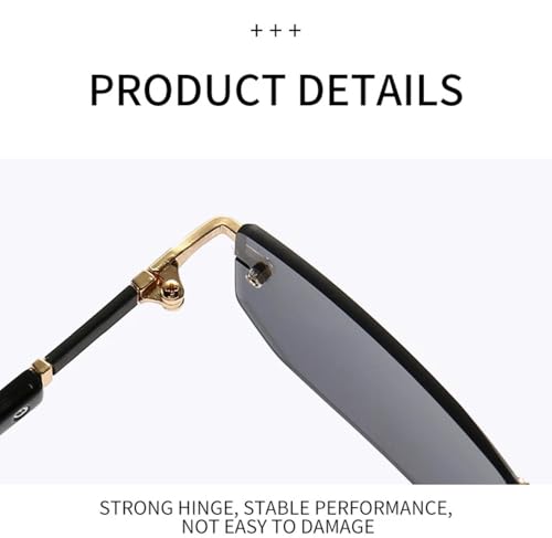 Lunettes de soleil sans monture légères pour éviter les marques sur le nez