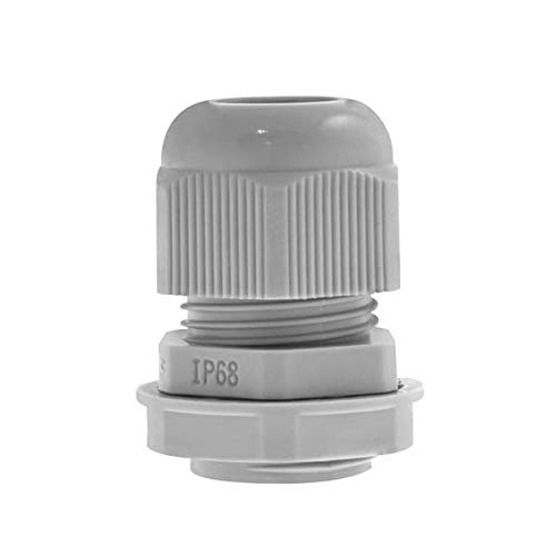 Unicrimp20MM IP68 Cable Stuffing Gland Nylon Grey (PK10)