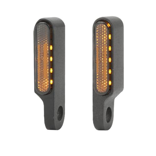 Intermitentes dinámicos de moto y luz de parada con sistema de advertencia cruzada delantera