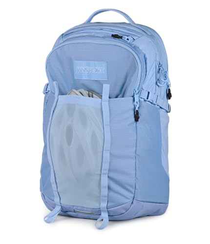 Image of JanSport 34L All Around Pack - 15 inch Laptop Sleeve, Hydrangea | Versatile Rucksack w /Hydration Sleeve, Reflective Accents & Safety Whistle