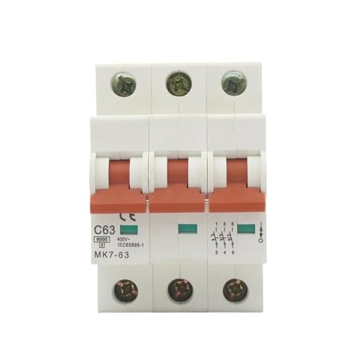 Disjoncteur miniature tripolaire MK7-63 de précision avec affichage LED