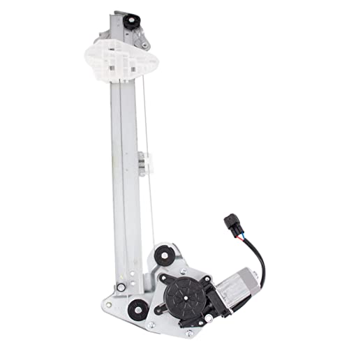 Image of TRQ Front Passenger Side Power Window Motor and Regulator Assembly Power Without Express Up and Down Compatible with 2013-2017 Honda Accord Sedan