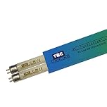 TBE LIGHTING T5 6w Fluorescent Tube Lamps 225mm - CFL Bulbs - G5 2-Pin Base Fittings - T5 High Efficiency Lamps, Day Light White 6500K (2-Pack)