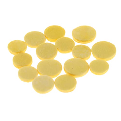 JISADER 1 Set Jaune Piccolo Pads Mats DIY Pièces D'instruments à Vent En Bois Cover