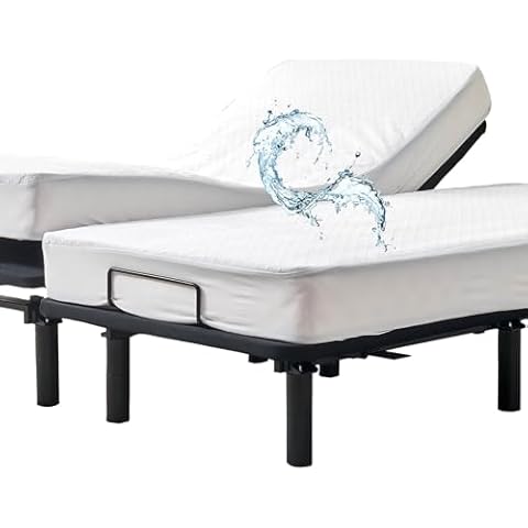 Cooler Bamboo Viscose Waterproof Mattress Protector Cover