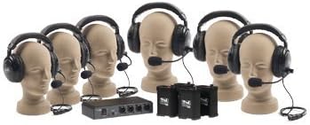 Anchor AudioCOM-60FC PortaCom Wired Intercom Package - 6 Users, Cables Not Included