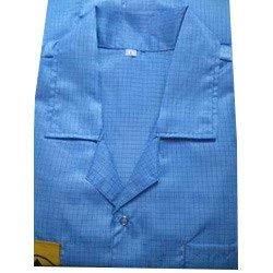 Blue Printed ESD Safe Apron/Lab Coat/Jacket (Size :Medium, Pack of 2)