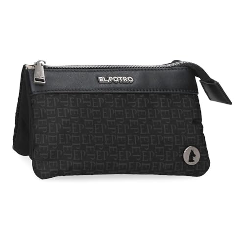 El Potro Luna Monedero Neceser Negro 17,5x9,5x2...