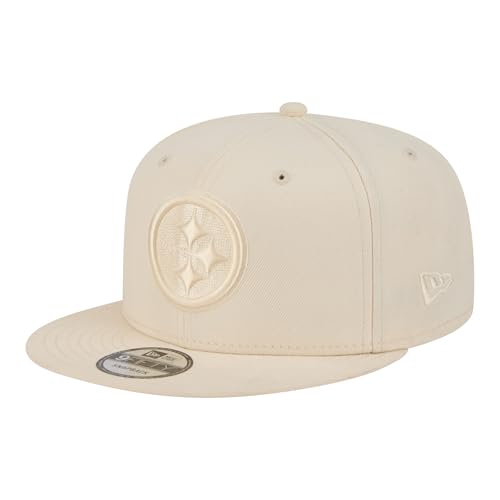 New Era Men's Cream Pittsburgh Steelers Colorpack 9FIFTY Snapback Hat