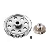 Kompatibel Mit Redcat Für Volcano Für EPX Für HSP 94111 1/10 RC Auto Upgrade Teile Stahl Differential Haupt Metall Stirnrad 64T Motor Zahnrad 29T ZubehöR