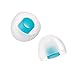 SpinFit CP145 – Patented Silicone Eartips for Replacement (2 Pairs) (4.5 mm Nozzle Dia.) (Large)