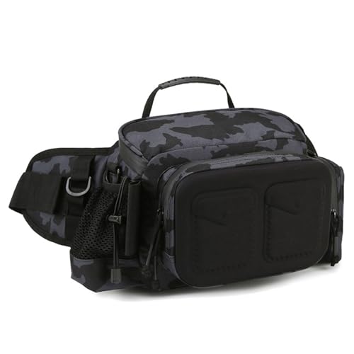 Sac de rangement pour équipement de pêche spacieux anti-encombrement