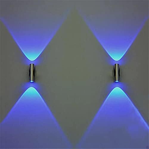 HOKY Double-Headed LED Light Bedroom Blue Aluminum Wall Lamp Home Sconce Luces LED Decoracion Bar KTV Porch Wall Ceiling LED Light