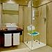 Medokare Padded Shower Seat for Seniors with Handles and Tote Bag, Bath Chair for Elderly, Handicap Tub Seat (White)