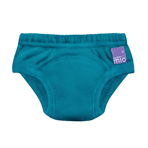 Bambino Mio, Culotte d'apprentissage Lavable, unisexe, pour garçons et filles, bleu sarcelle, 3 ans et +