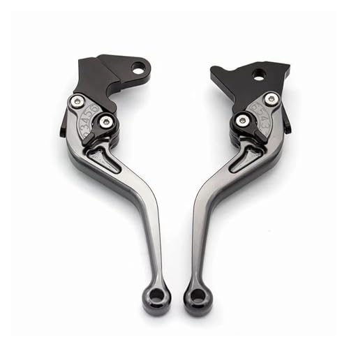 �ɓK������XT660 RX ���� XT660R XT660X 2004-2017 CNC �I�[�g�o�C�u���[�L�N���b�`���o�[�����\�ȃA���~���o�[ �o�C�N�N���b�`�u���[�L ���o�[(Gray 147mm)