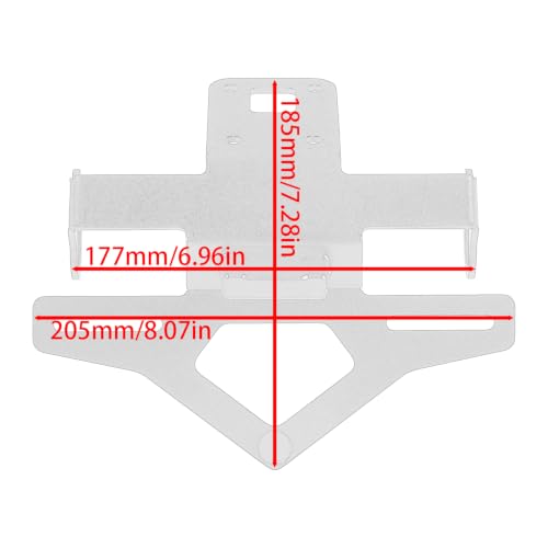 Support de plaque d'immatriculation Z1100 2026 moto Tail Tidy - 5