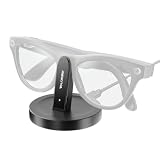 REIKIYA Supporto di ricarica per occhiali Ray-Ban Meta Smart, dock di ricarica portatile per Wayfarer, Headliner, Skyler con cavo USB-C da 1 m, caricabatterie per Meta Glasses RayBan, accessori RayBan