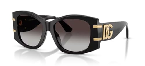 DOLCE & GABBANA 0DG4501 501/8G Black 54/17/145 WOMAN Sunglasses