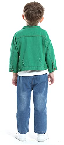 Image of Joe Wenko Kids Toddler Baby Boys Girls Casual Outerwear Denim Jacket