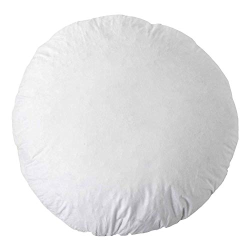 The Art Box Large 32" Round Pillow Cover, Decorative Mandala Pillow Sham, Indian Bohemian Ottoman Poufs, Pom Pom Pillow Cases, Outdoor Cushion Cover (Cover + Insert) #TOP6