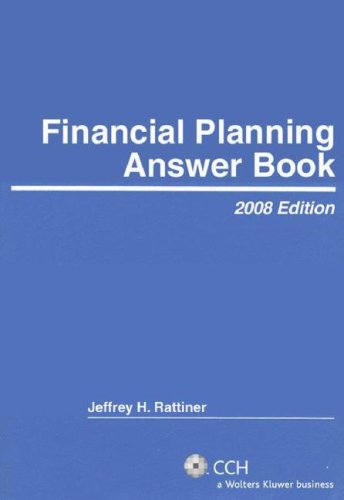 Financial Planning Answer Book (2008)