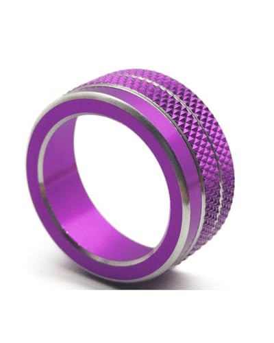 Temperature Adjustment Knob Air Conditioning Knob Trim Climate Control HVAC (Purple)