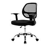 Remarquable pour le style, le confort et le soutien, notre chaise de bureau a des dos entièrement en mesh à base de maille douce et durable - un tissé respirant, souple et incroyablement doux Matériel.