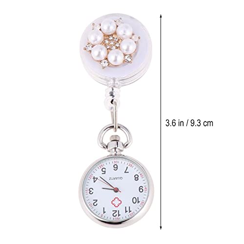Reloj de bolsillo de bronce retro con cadena de moda y colgante 5