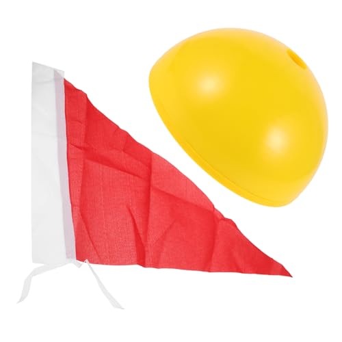 FOYTOKI Soccer Agility Training Set with Corner Flags Includes and Durable Base for Enhanced Player Skills and Agility for Training Sessions and Soccer Fields